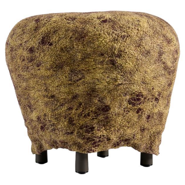 Ayala Serfaty, Shastool Series: Shah Lime, Handmade Stool, Israel, 2022 For Sale