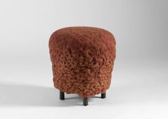 Ayala Serfaty, Hocker der Shastool-Serie: Shah Lips, handgefertigter Hocker, Israel, 2022