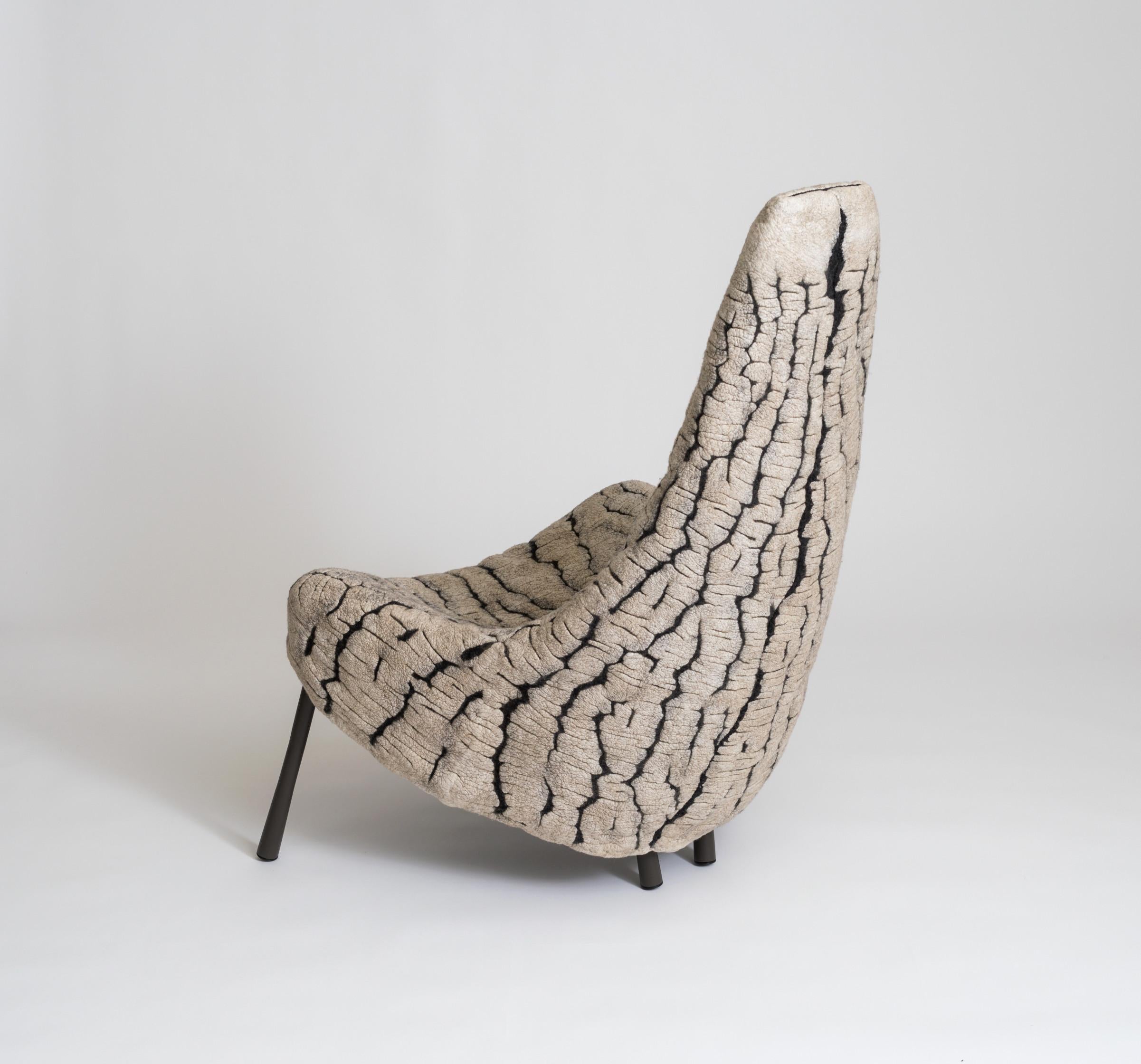Hand-Woven Ayala Serfaty, Stella & Maris, Hand-made Armchair & Ottoman, Israel, 2020 For Sale