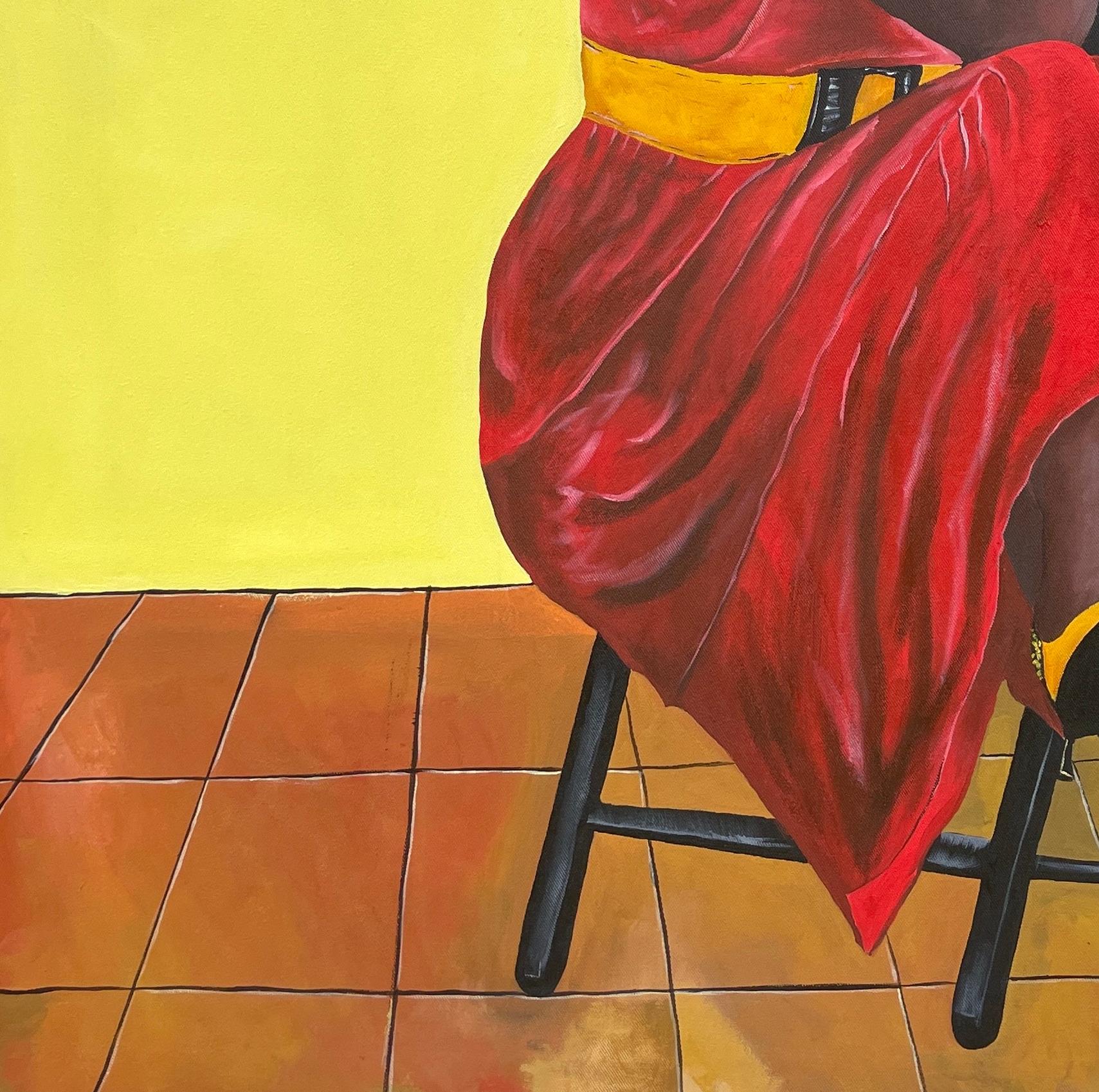 Procedimiento de envío
Se envía en un tubo bien protegido desde Nigeria
Esta obra es única, no es un grabado ni otro tipo de copia.
Acompañado de un Certificado de Autenticidad (expedido por la Galería)

Sobre el artista 
Ayandare Adeniran,