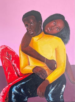 Irinajo Ife (Journey of Love) - 21st Century, Contemporary, Figurative, Couple