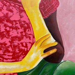 Gebet aus dem Herzen einer Frau – 21. Jahrhundert, zeitgenössisch, figurativ, afrikanisch, modern