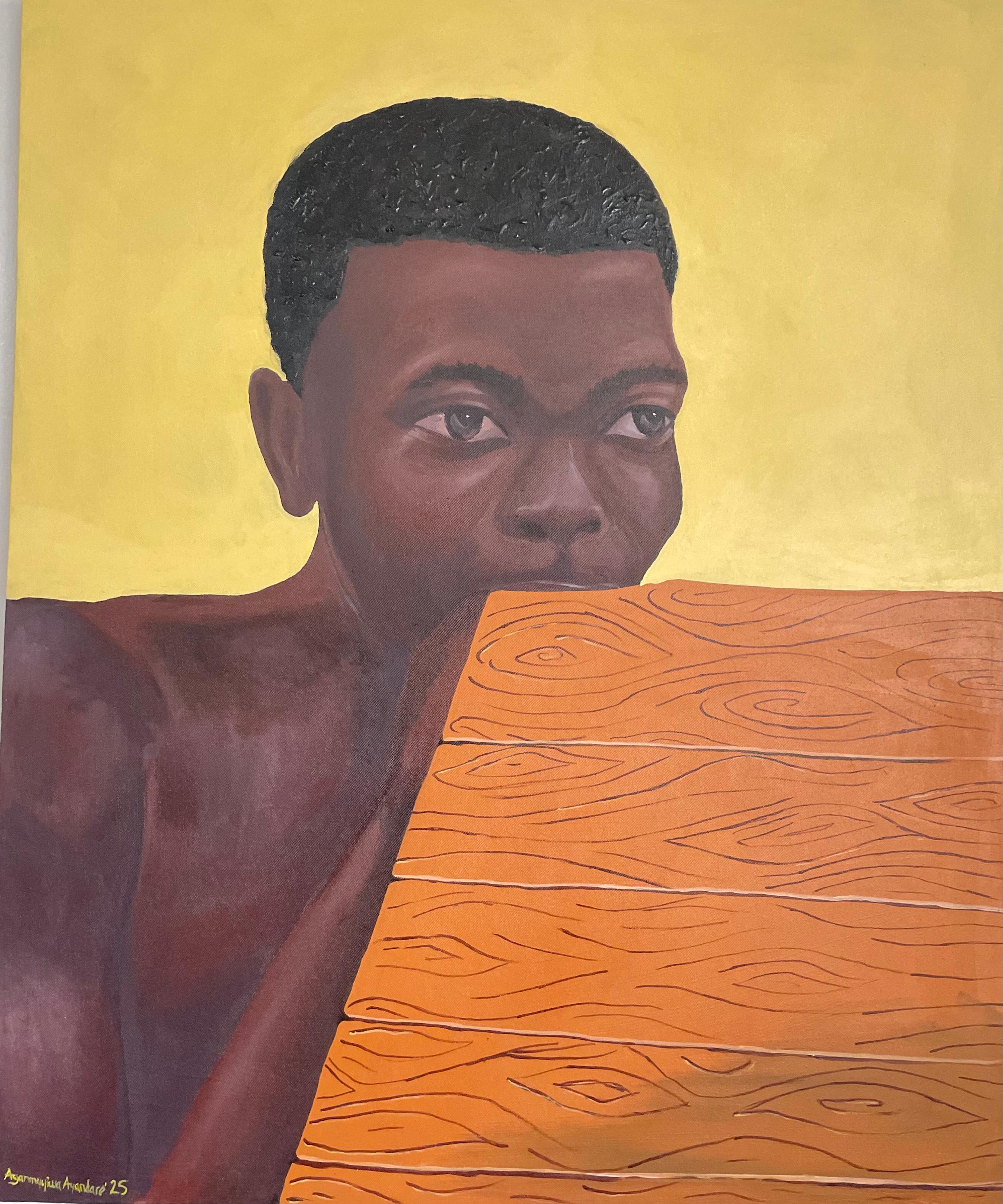 Radiance of Dreams - 21st Century, Contemporary, Figurative, Portrait, African For Sale 1