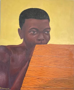 Radiance of Dreams - 21st Century, Contemporary, Figurative, Portrait, African