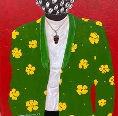 Self Confidence - 21st Century, Contemporary, Figurative Portrait, Woman, Africa