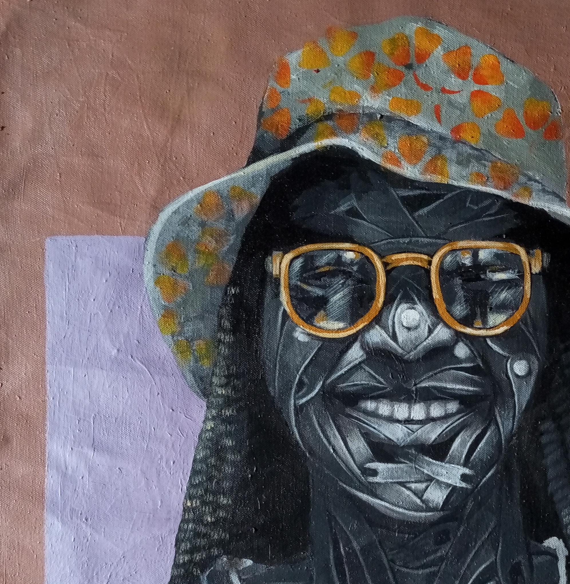 Olajumoke (Kinder des Reichtums, das alle schätzen) – Painting von  Ayanwale Joseph Oluwafemi 