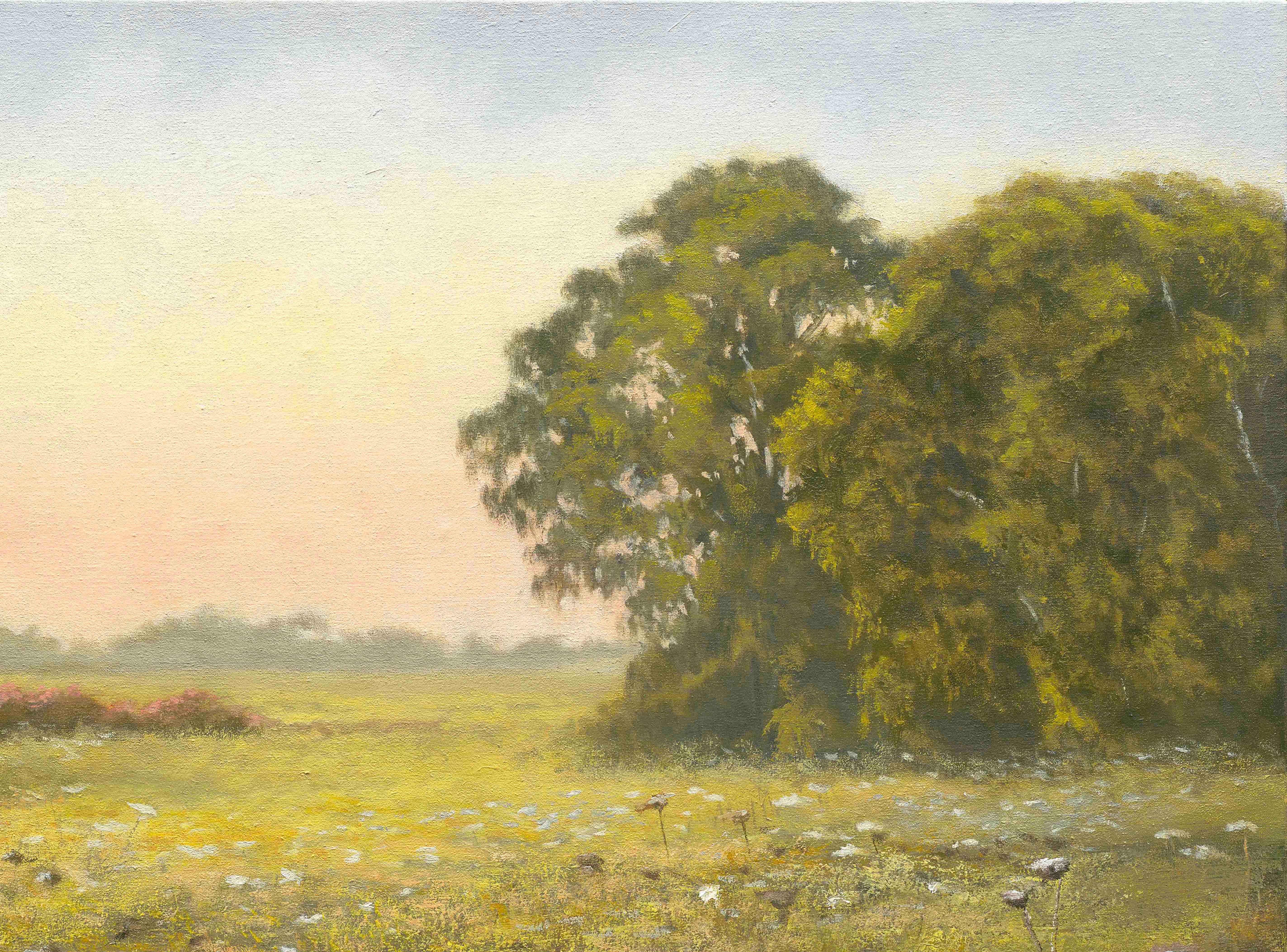 Sunrise - landscape painting - Contemporary Painting by Ayelet Katz