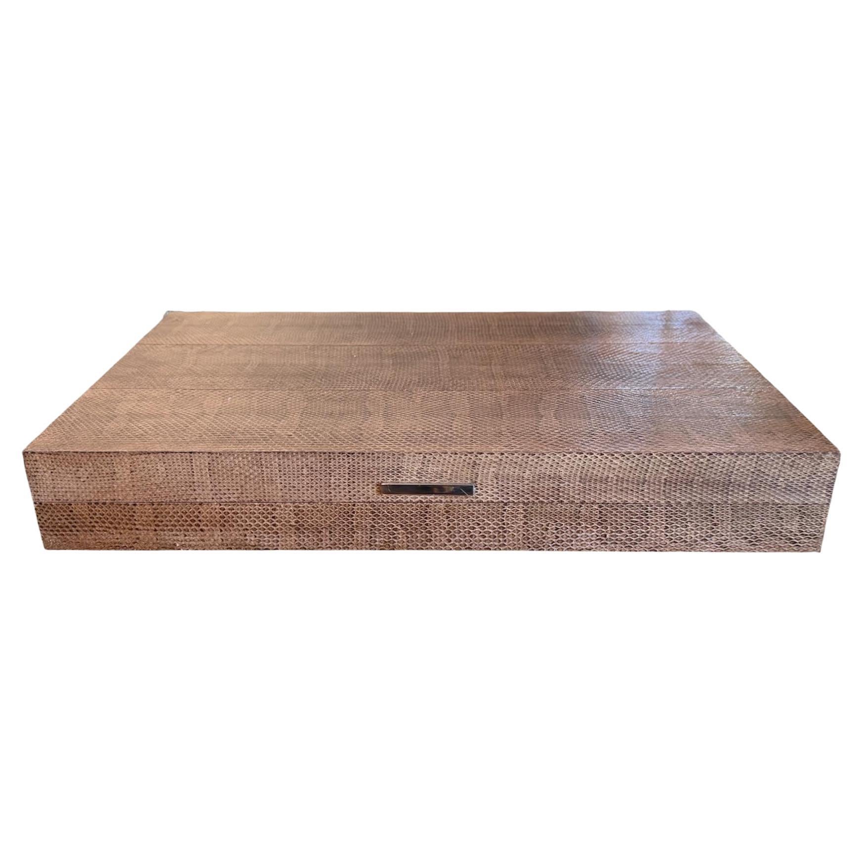 Ayers Snakeskin Box For Sale
