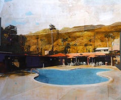 Poolside Art Déco - Cheminée