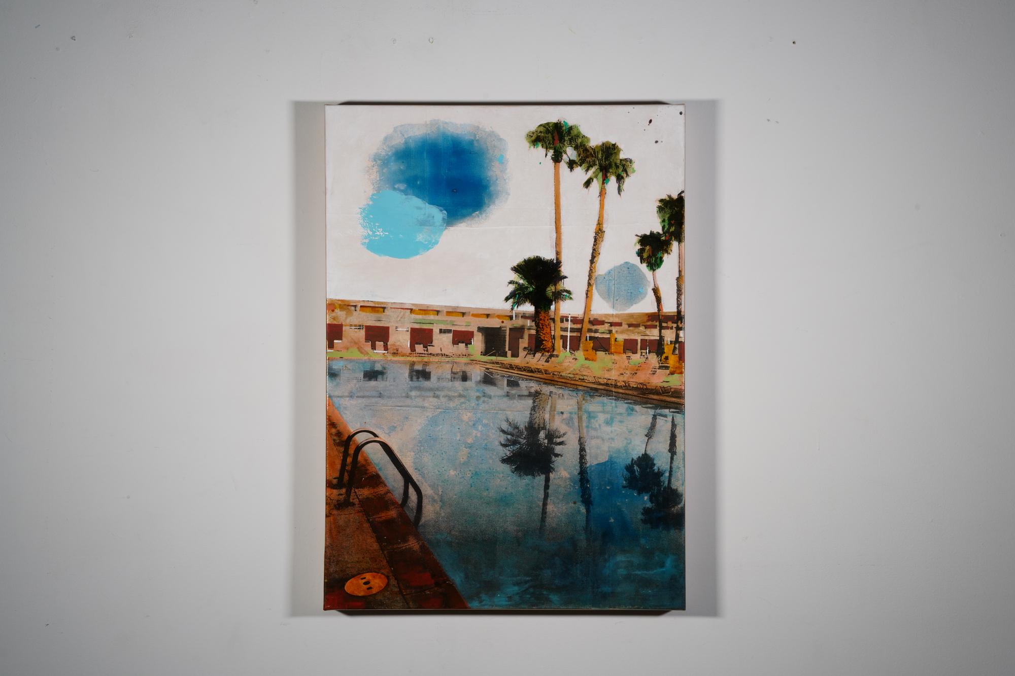 Miroir de Palm - Painting de Ayline Olukman