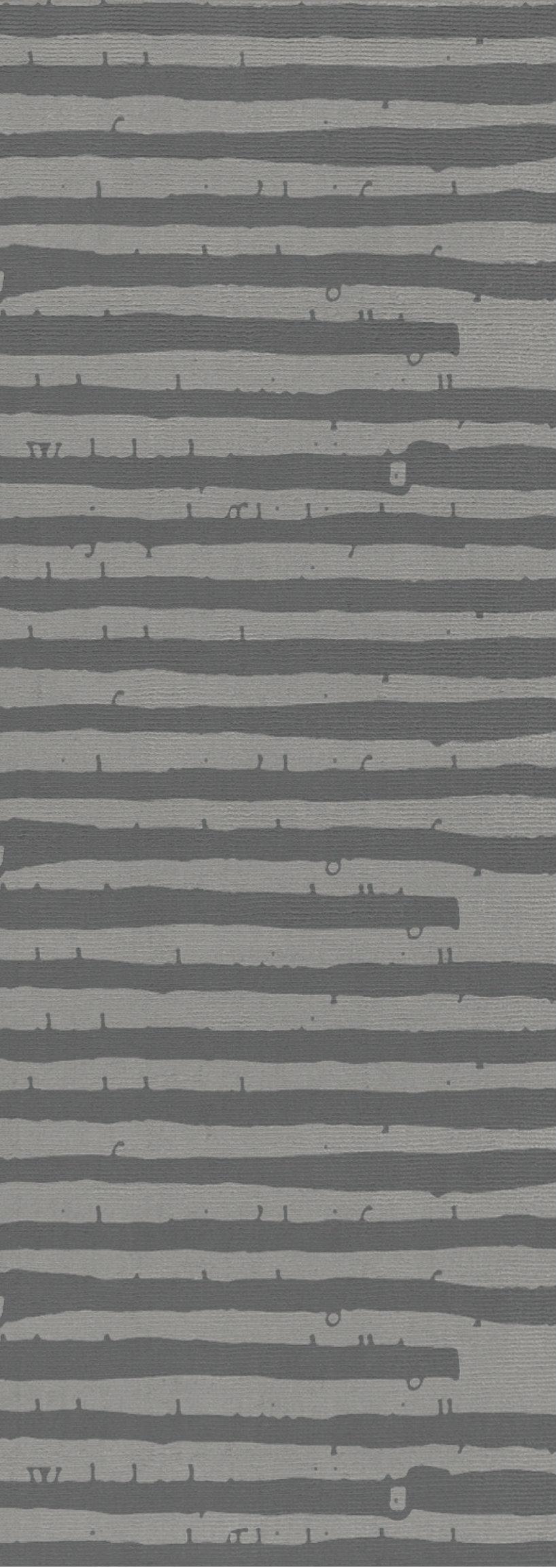 Portuguese Aymara Hand-Tufted Tencel Rug in Gray with Stripes For Sale