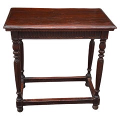 Aymone Manufacturing Co Edwardian Carved Walnut Writing Table