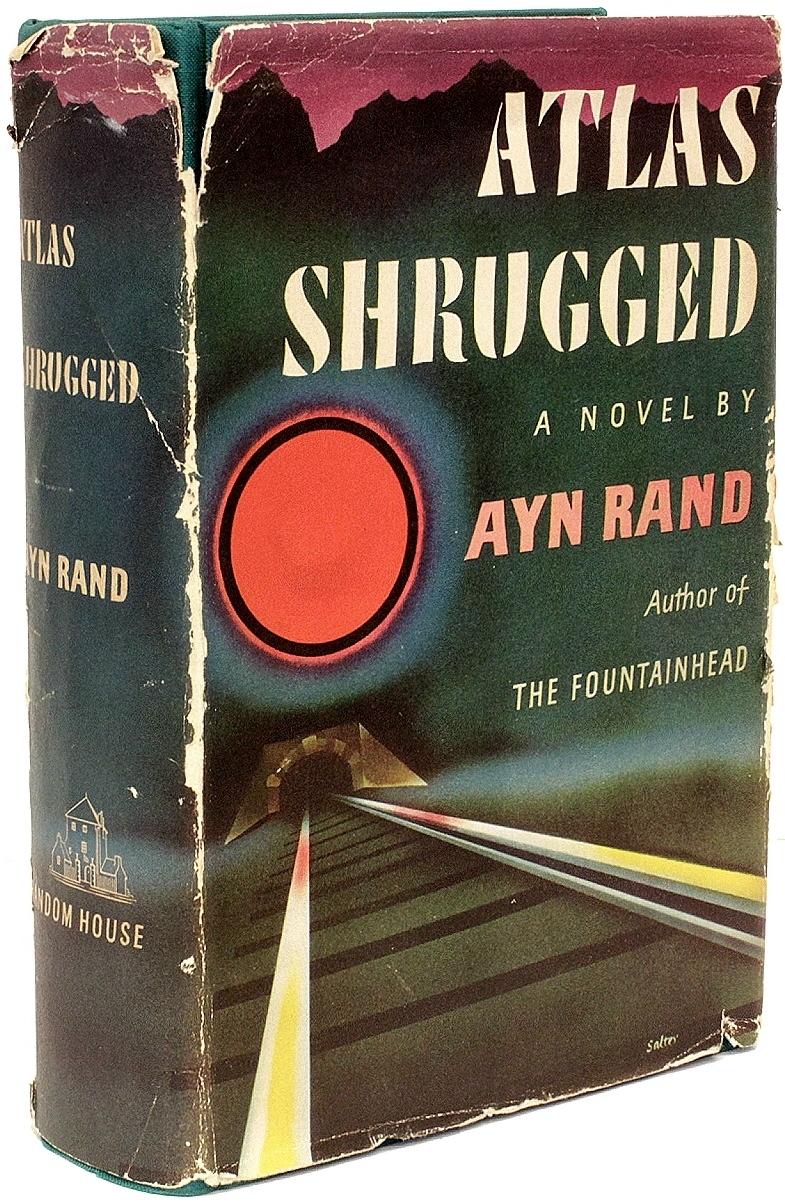 Author: Rand, Ayn

Title: Atlas Shrugged.

Publisher: NY: Random House, 1957.

Description: First Edition Ninth Printing Presentation Copy. 1 vol., inscribed and dated on the front blank endleaf by Rand 