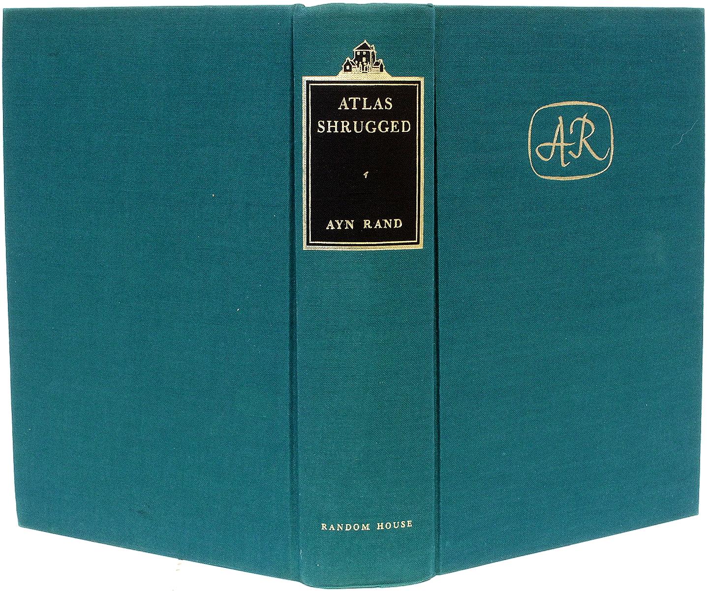 Ayn Rand, Atlas Shrugged, 1957, 9th Printing, Inscribed Presentation Copy In Good Condition In Hillsborough, NJ