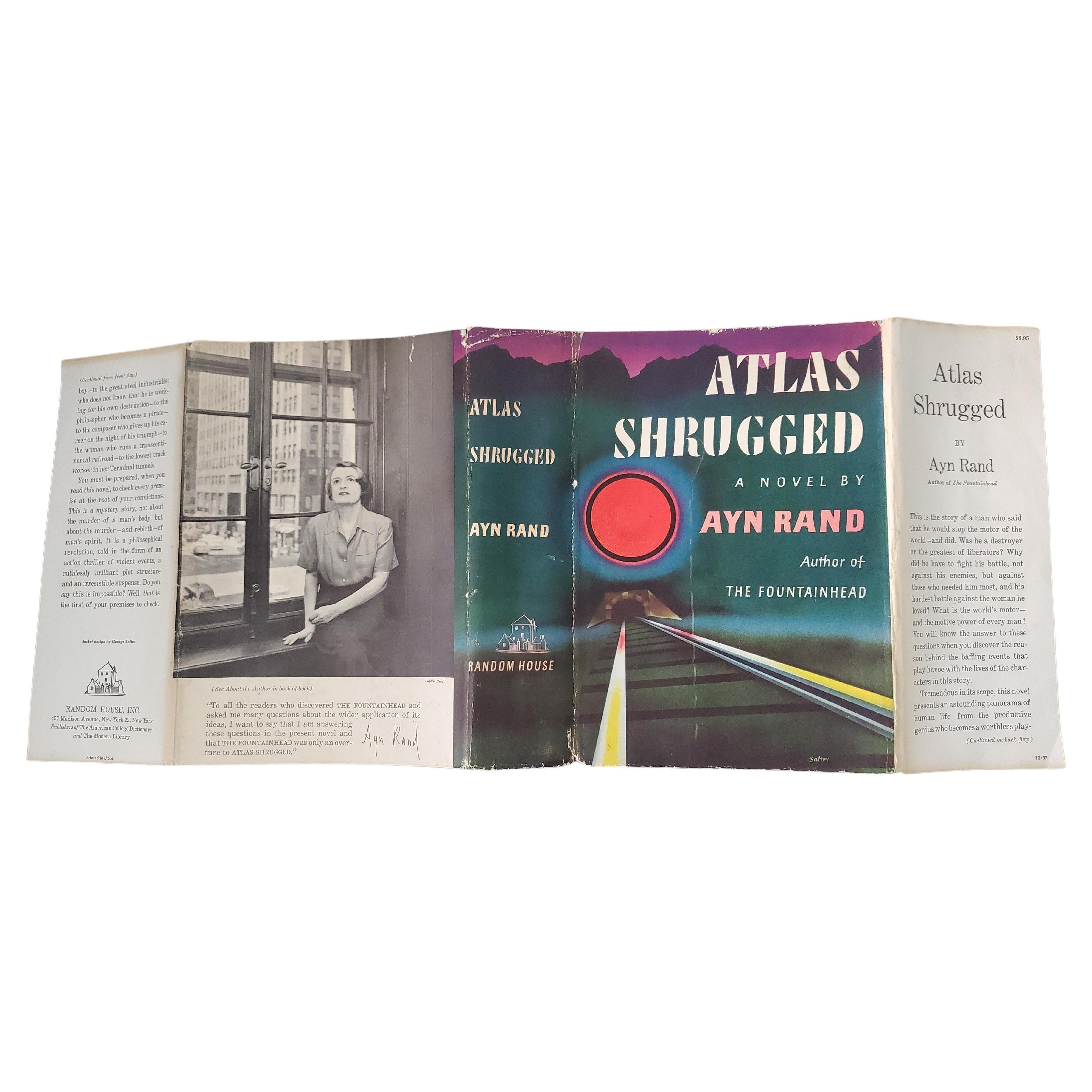 Ayn Rand Atlas Shrugged First Edition First Printing Signed by Rand