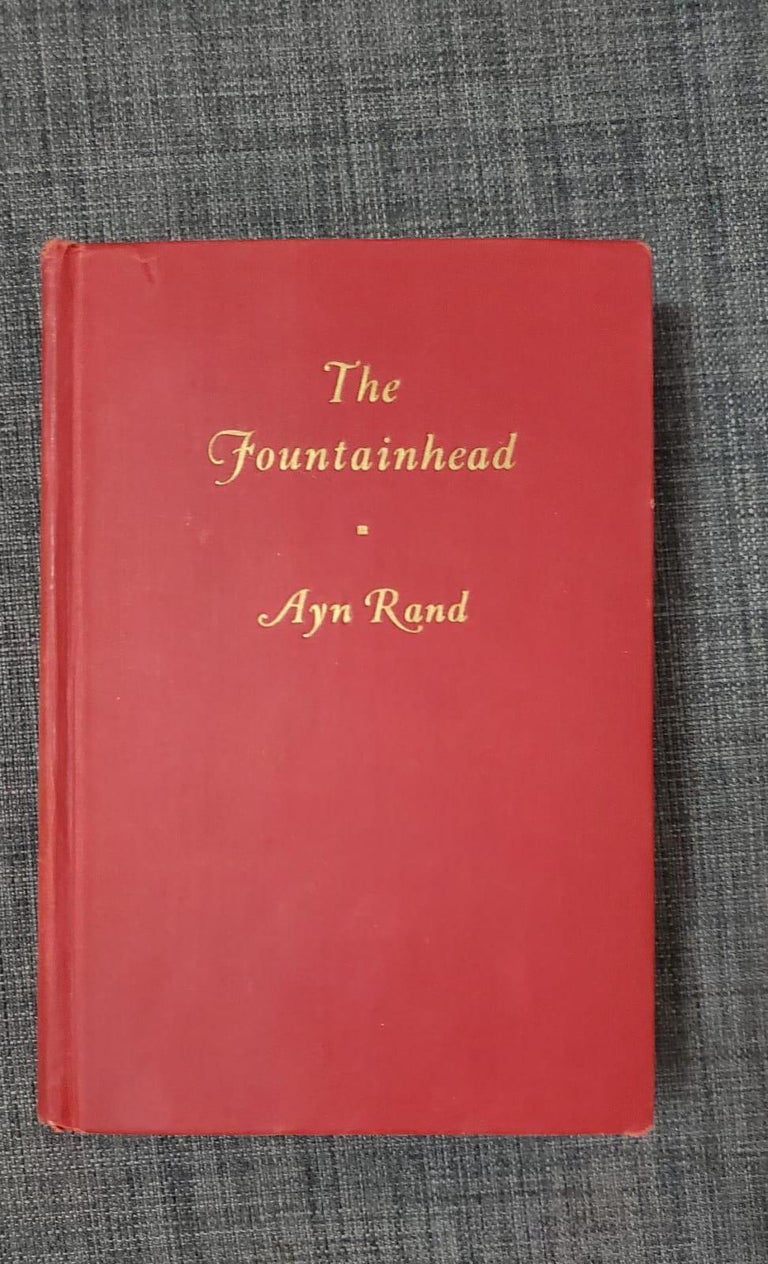 Ayn Rand the Fountainhead First Edition First Printing Signed by Rand In Good Condition For Sale In Alexandria, VA