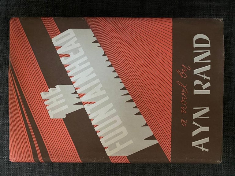 Paper Ayn Rand the Fountainhead First Edition First Printing Signed by Rand For Sale