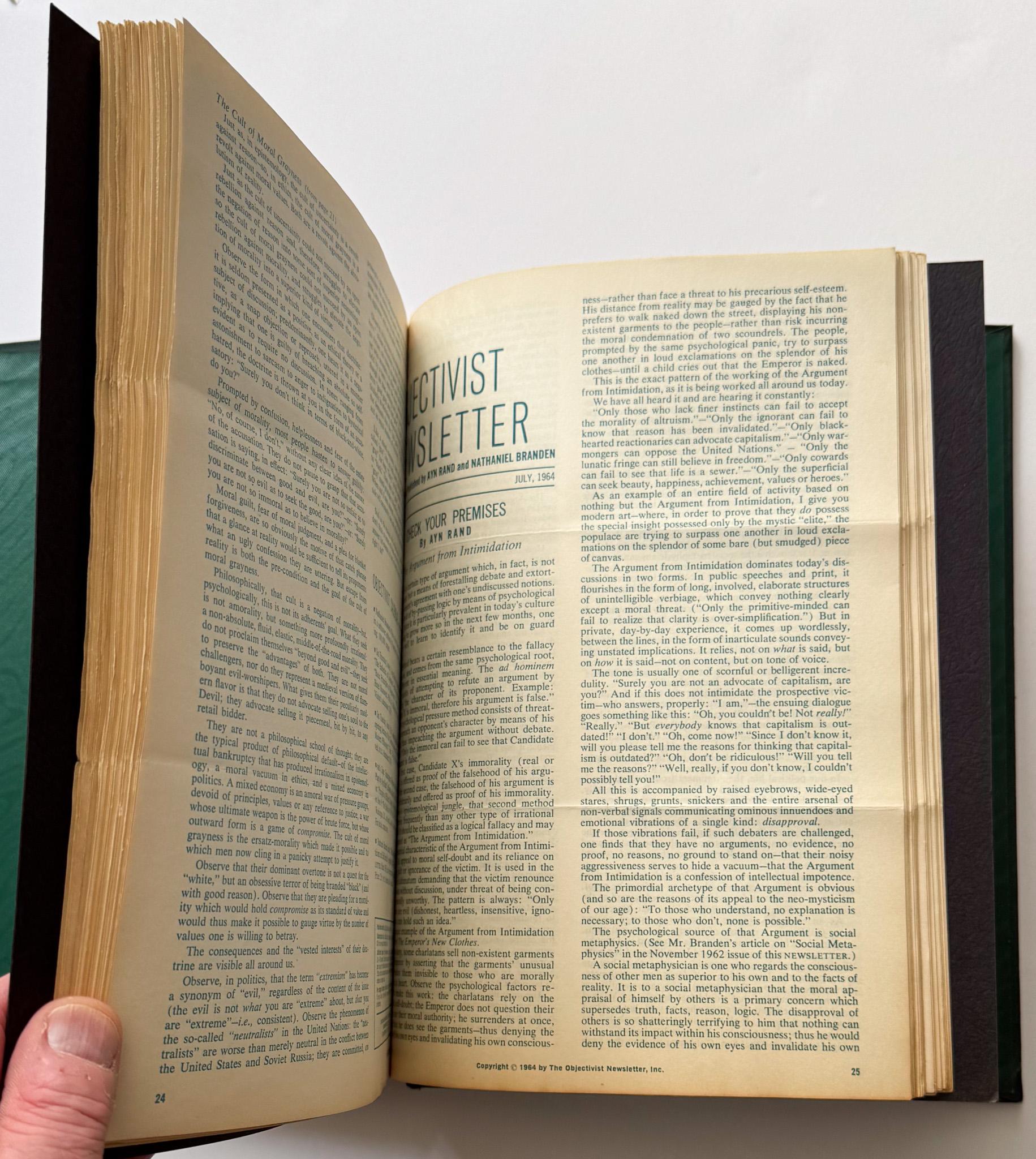 Moderne The Objectivist Newsletter