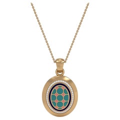 Aynur Pendentif ovale avec Looping