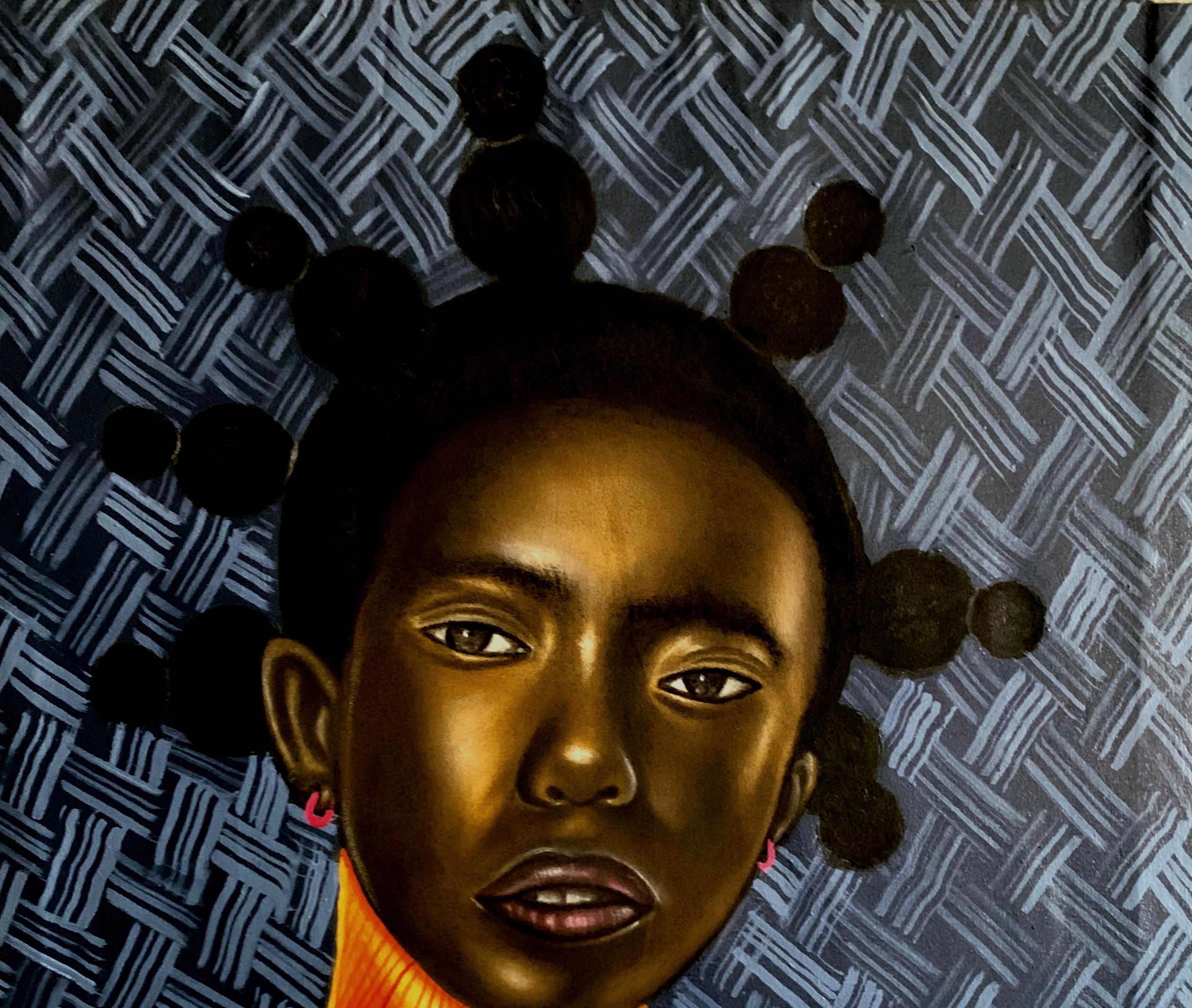 Solace portrays a woman enveloped in a serene embrace, symbolizing the quiet strength found in moments of solitude. Her posture and expression convey a sense of inner peace, offering a reminder that even in times of struggle, there is always space