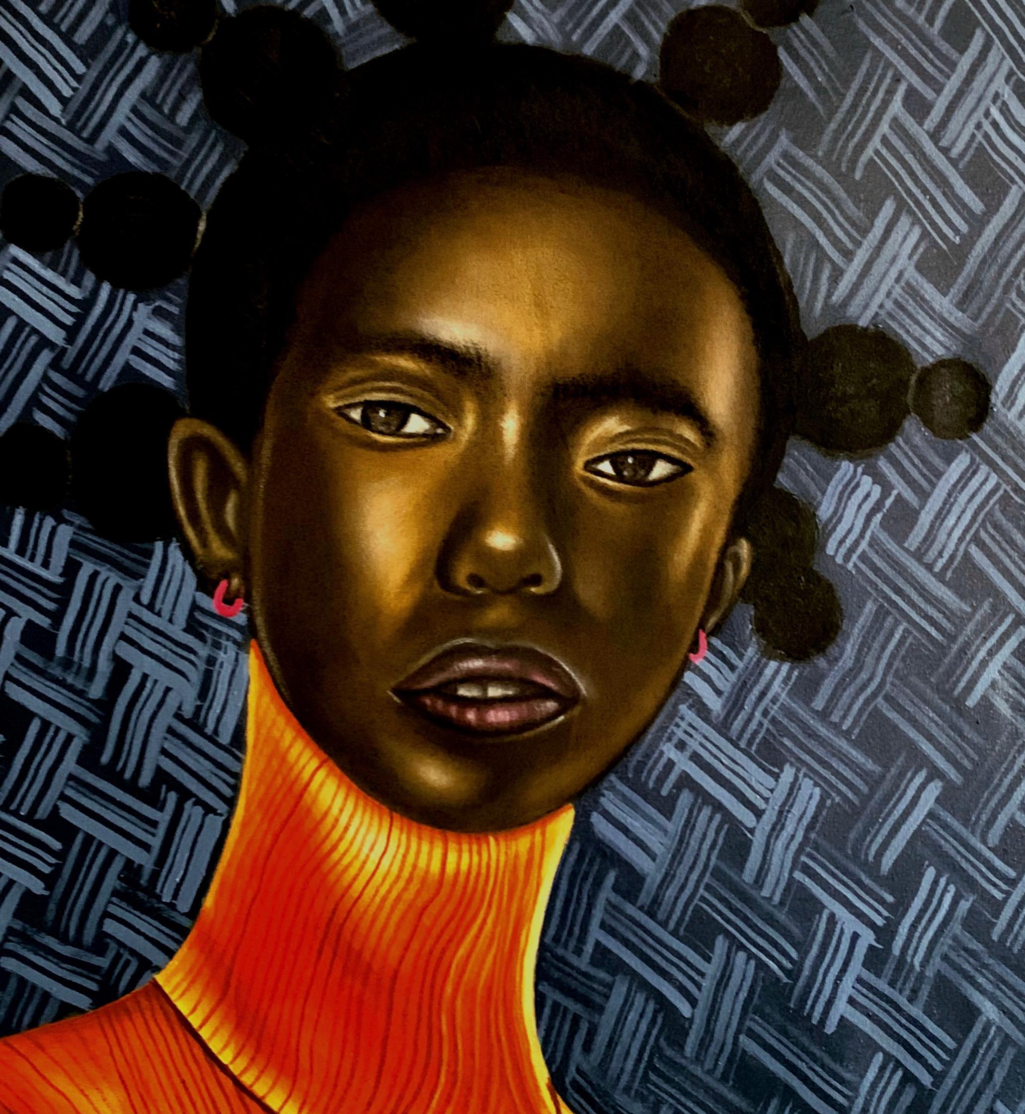 Solace - Contemporary, 21st Century, Figurative Portrait, Africa, Women, Modern For Sale 2