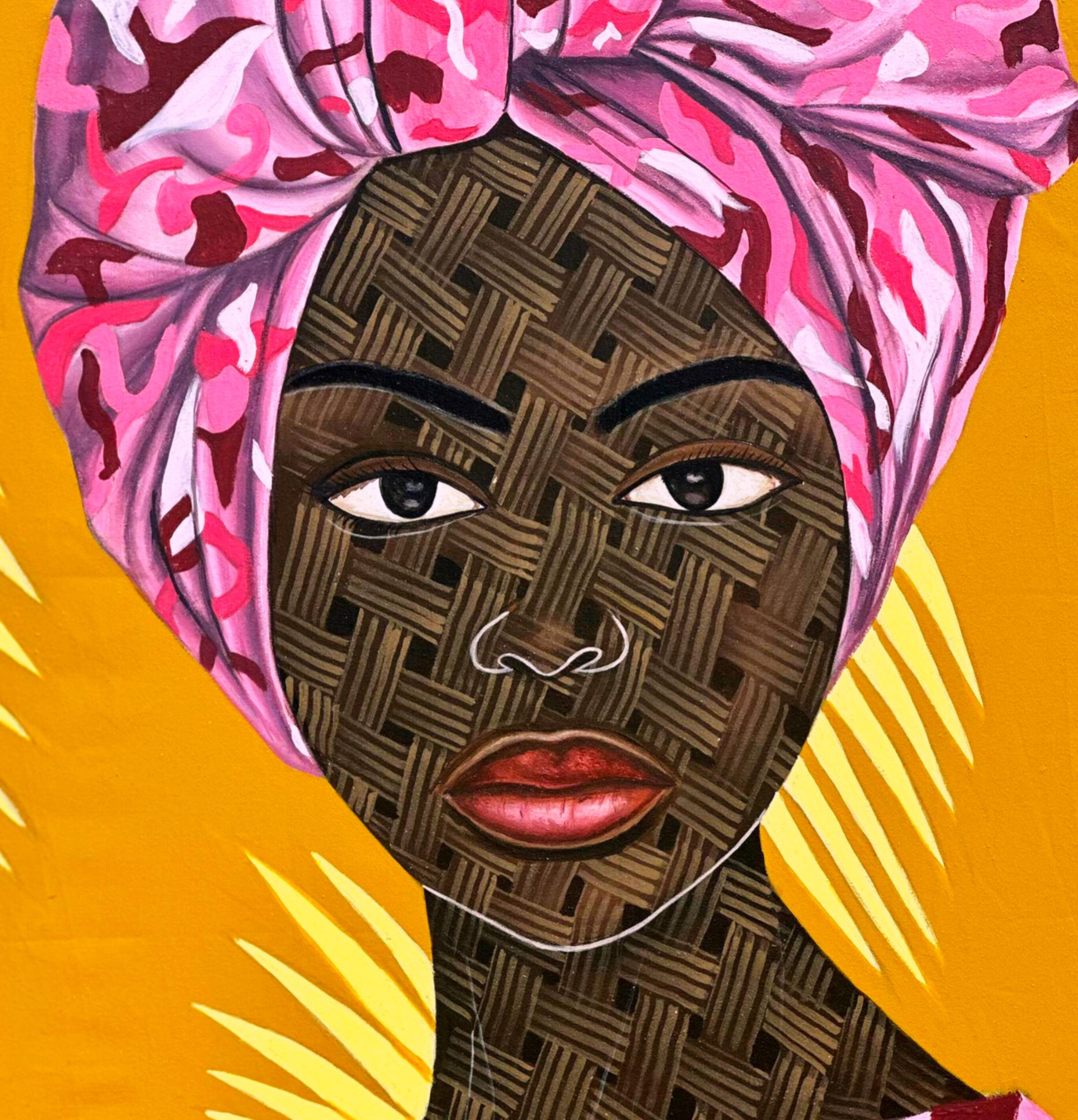Impara dal passato,
Vivi il presente,
Speranza per il futuro,
Fai del tuo meglio oggi,
Non arrenderti mai,
Migliora il tuo domani.

Procedura di spedizione
Spedito in un tubo ben protetto dalla Nigeria
Quest'opera è unica, non è una stampa o un
