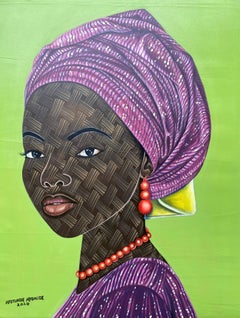 Glamour 2 (Retrato de Arike) - Contemporáneo, Siglo XXI, Figurativo, Mujer
