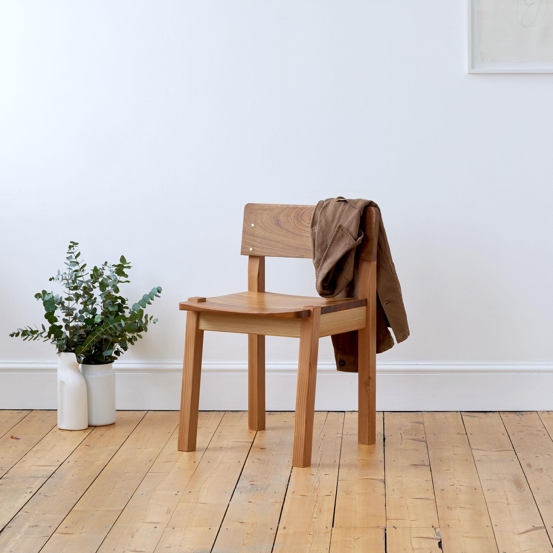 Equally fit for a study or bedroom, the Ayrton chair is full of understated charm and confident simplicity.

A modern statement in any home, its minimal design marries two contrasting yet complementary wood types - rich elm and warm beech - and