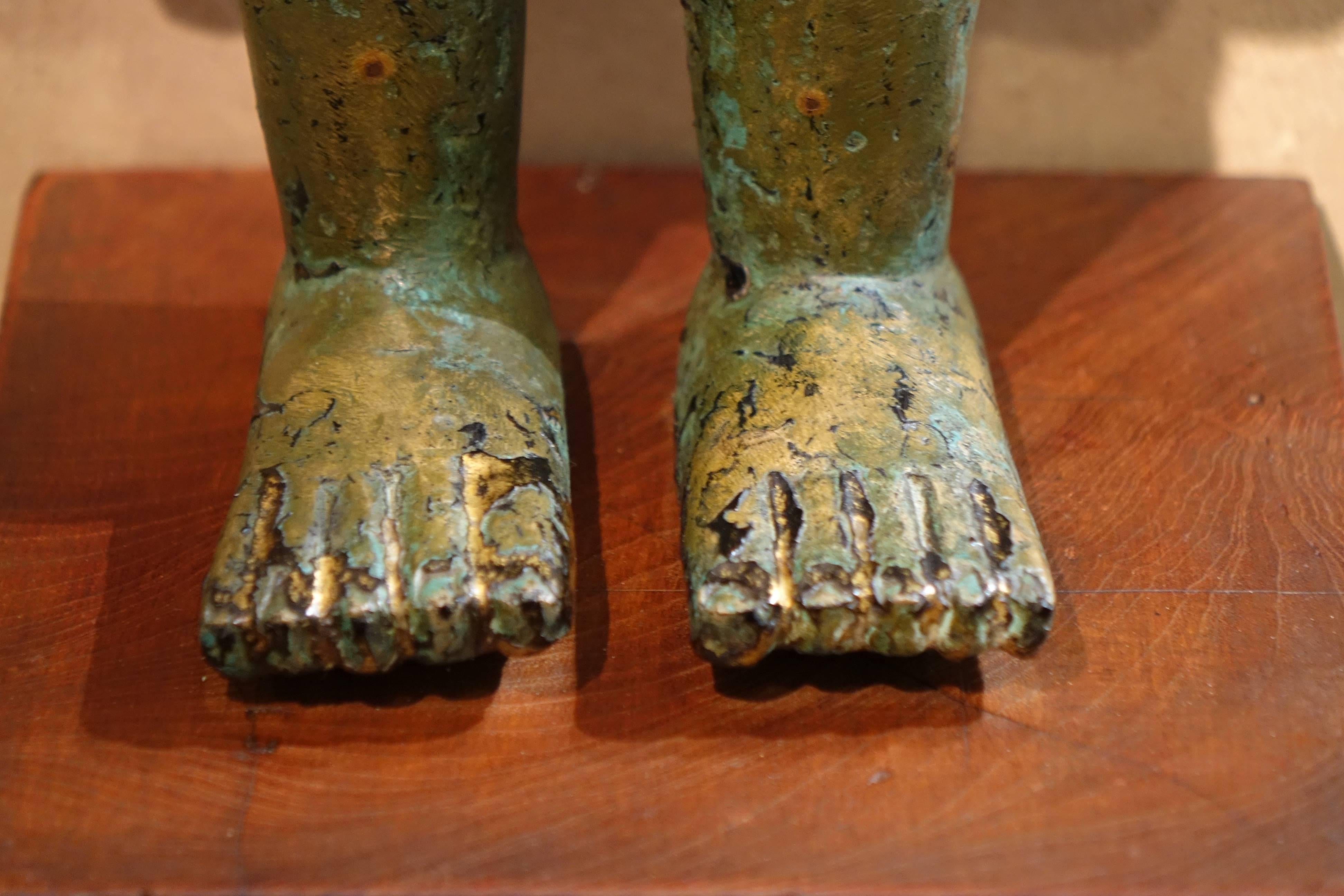 Ayutthaya Style Standing Bronze Figure of Buddha, Mid-17th Century, Thailand 1