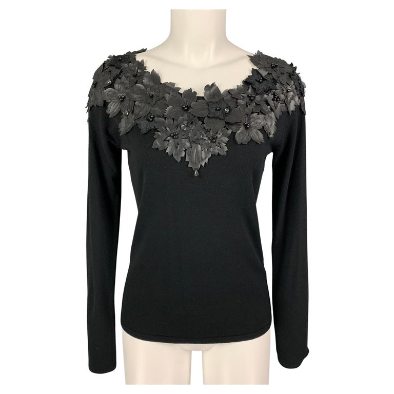 UR Modern Cotton Lycra Top with Leather Trim