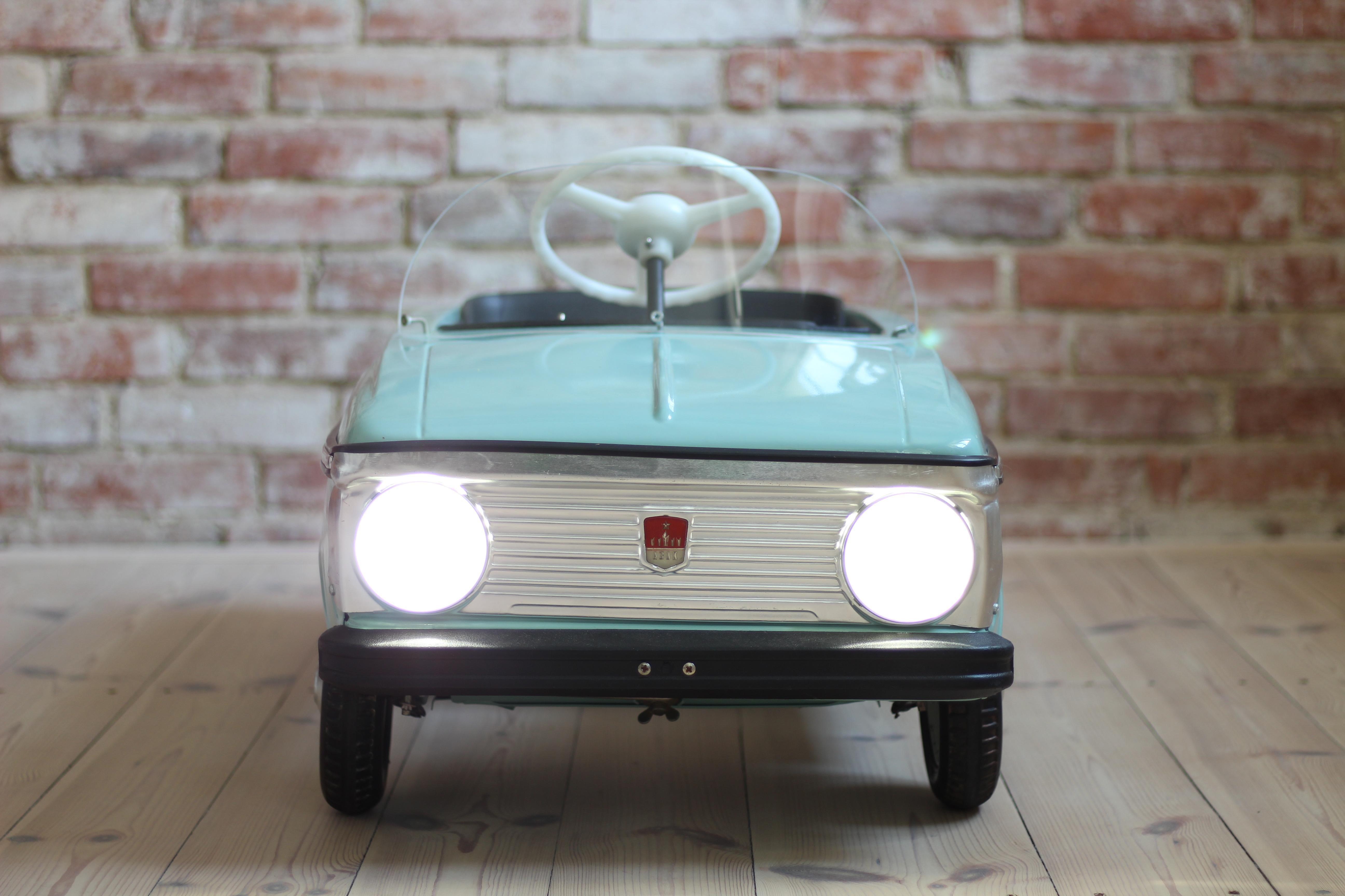 Other Azak Moskvich Toy Pedal Car in Blue, 1976