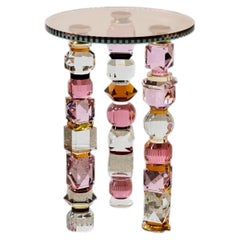 Beistelltisch „Azalea“ von Reflections Copenhagen, Kristall, auffälliges Design, neu