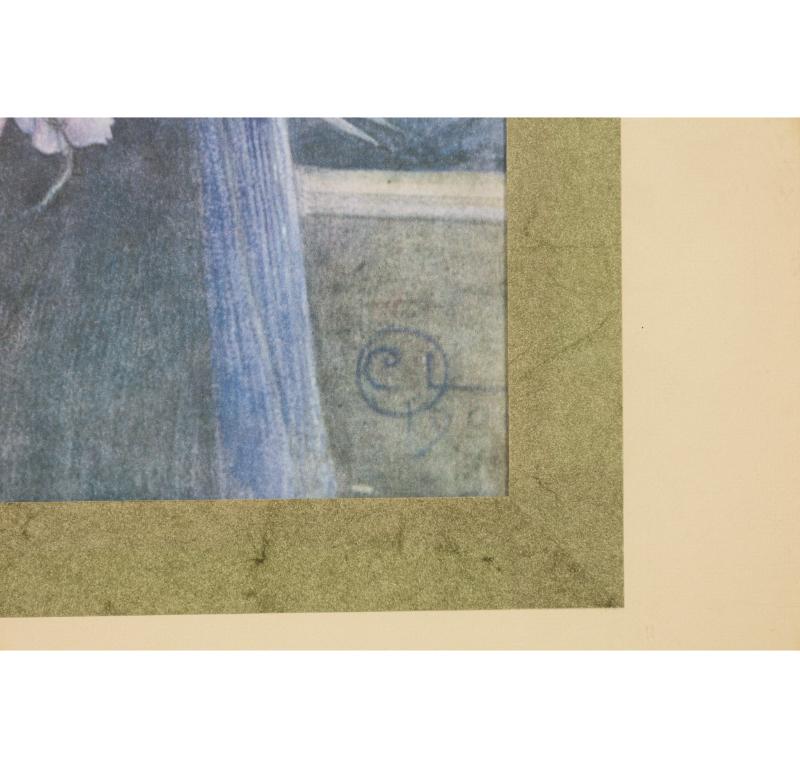 Europeo Quadro di Azealas con donna nella stanza del sole in vendita