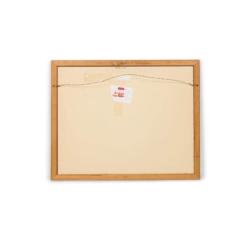 XX secolo Quadro di Azealas con donna nella stanza del sole in vendita