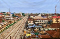Ojurin Fadeyi (Yaba) -21st Century, Contemporary, Figurative, Africa Street View
