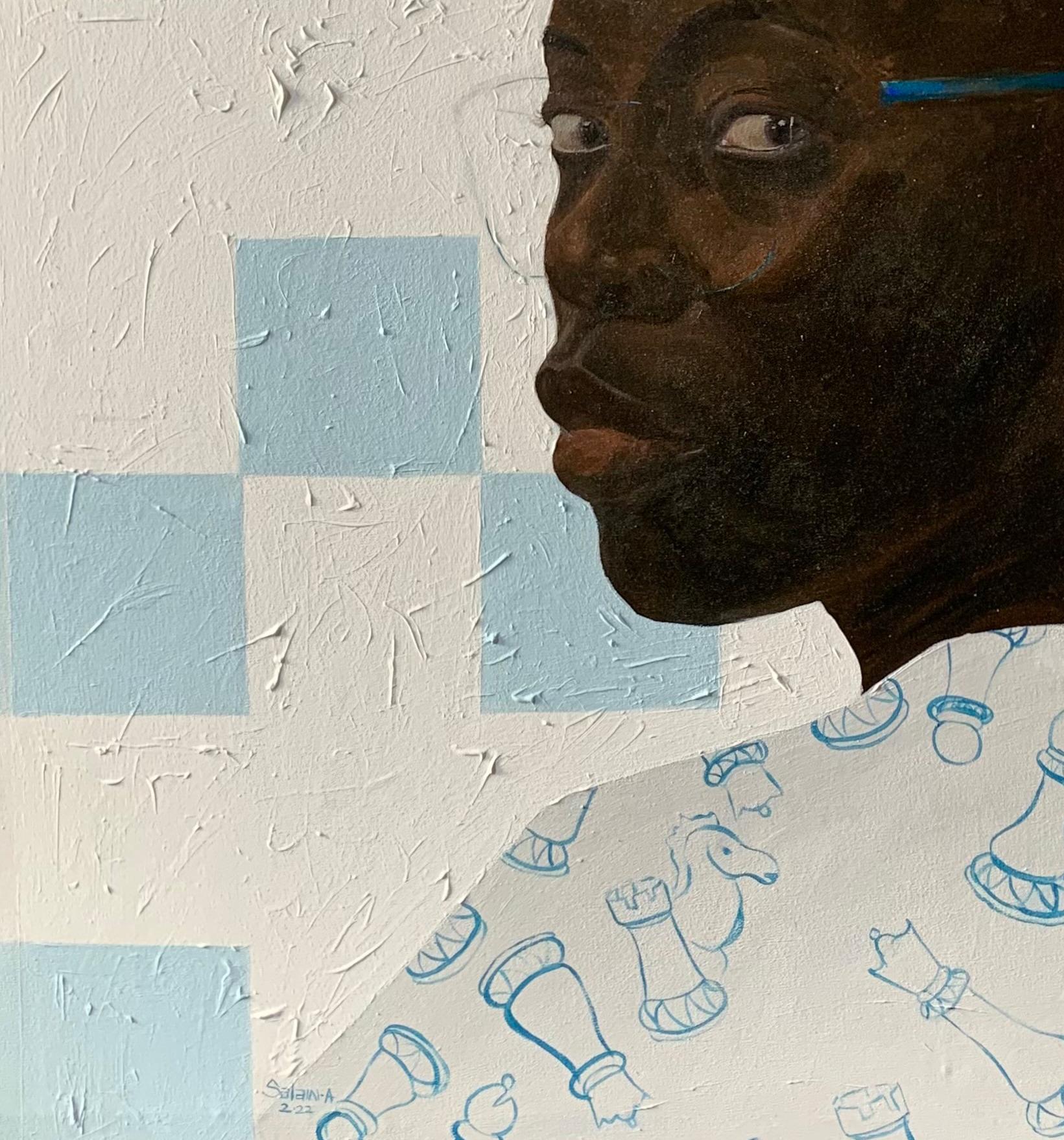Pittura
Spedito in un tubo ben protetto dalla Nigeria
Quest'opera è unica, non è una stampa o un altro tipo di copia.
Accompagnato da un certificato di autenticità (rilasciato dalla Galleria)