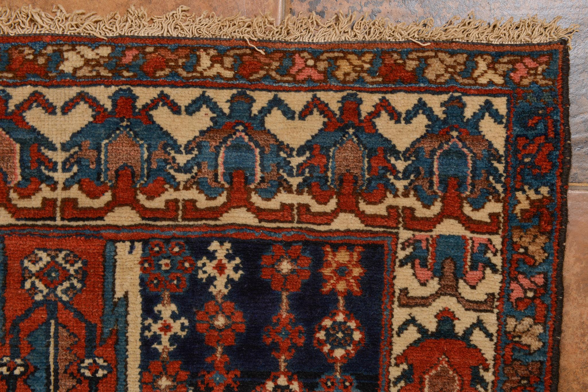 Azerbaijani Azeri Carpet with Mazlegan Collection Design For Sale