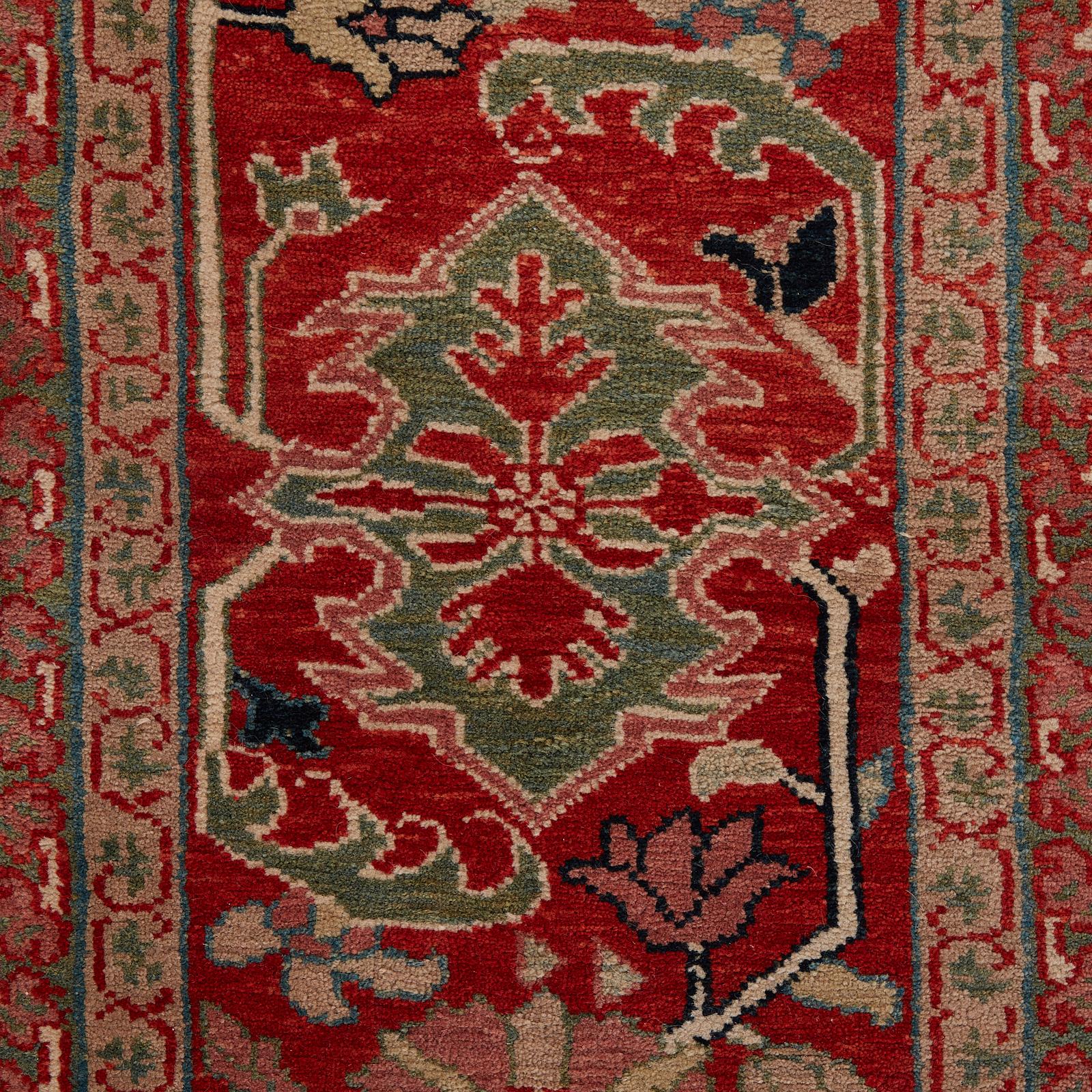 Turkish Heriz Serapi Style Wool Rug For Sale 7