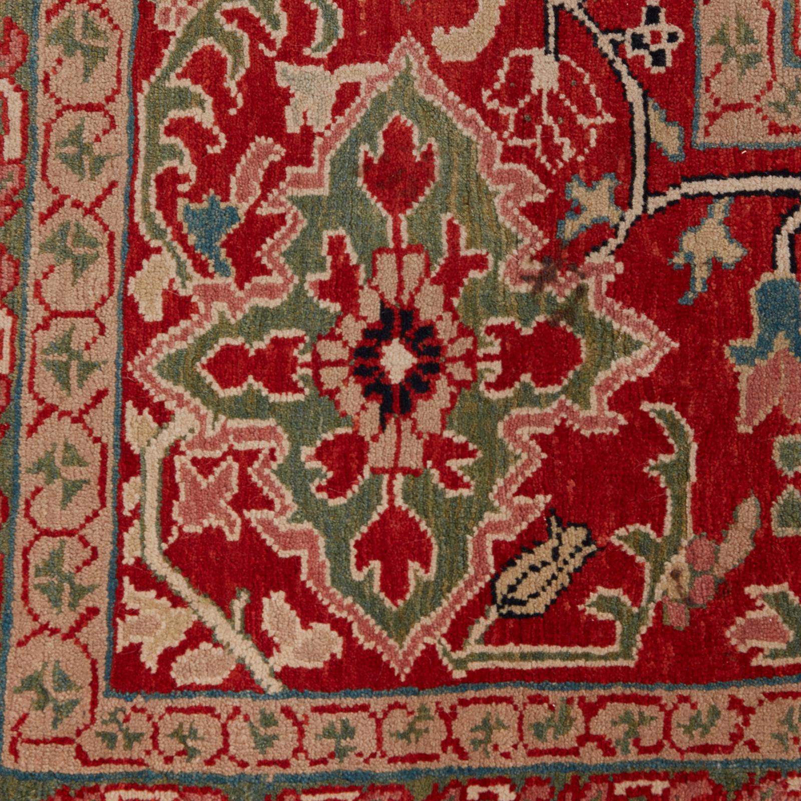 Turkish Heriz Serapi Style Wool Rug For Sale 2