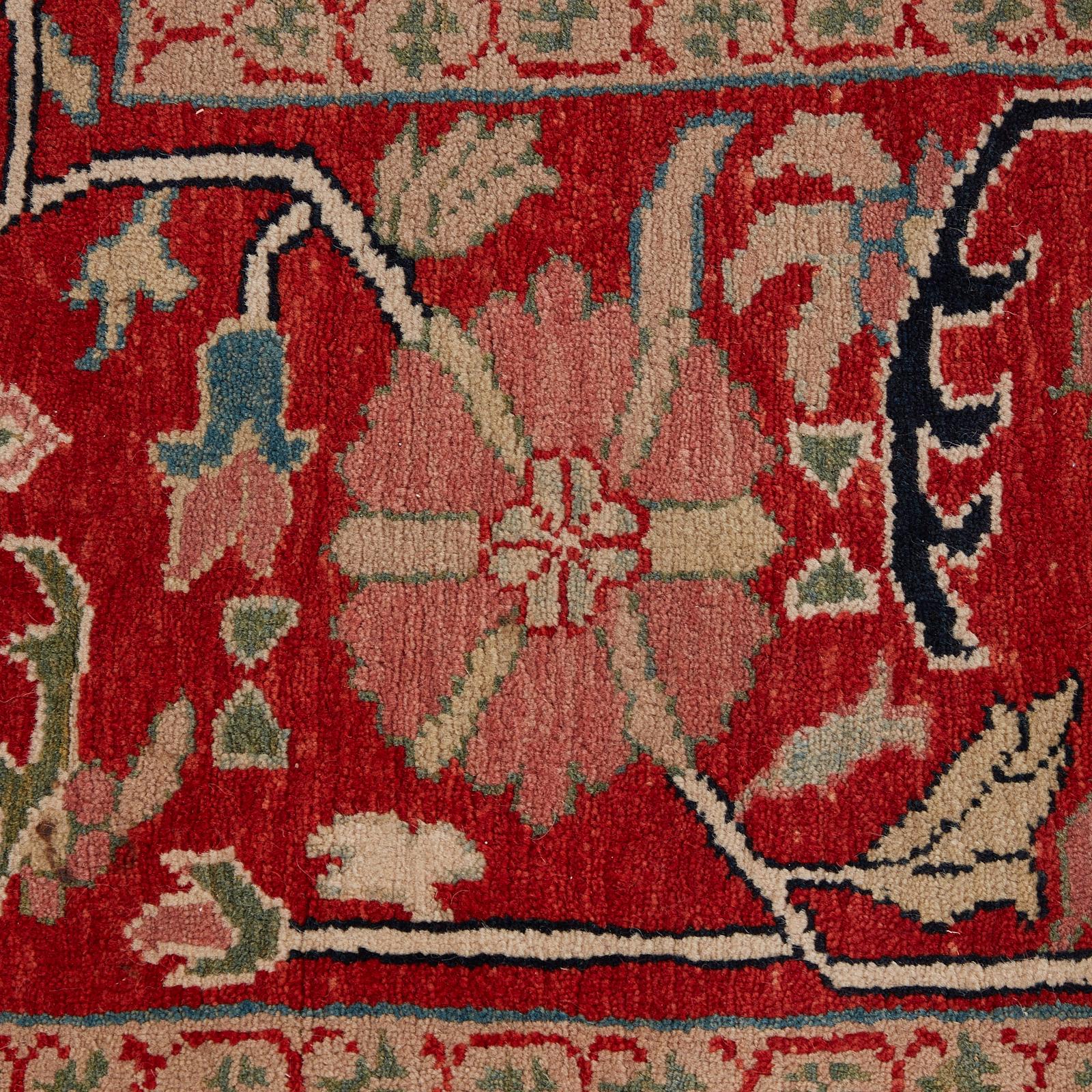 Türkischer Heriz Serapi-Wollteppich im Serapi-Stil (Baumwolle) im Angebot