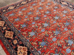 Tapis turc vintage Azeri avec teintures végétales