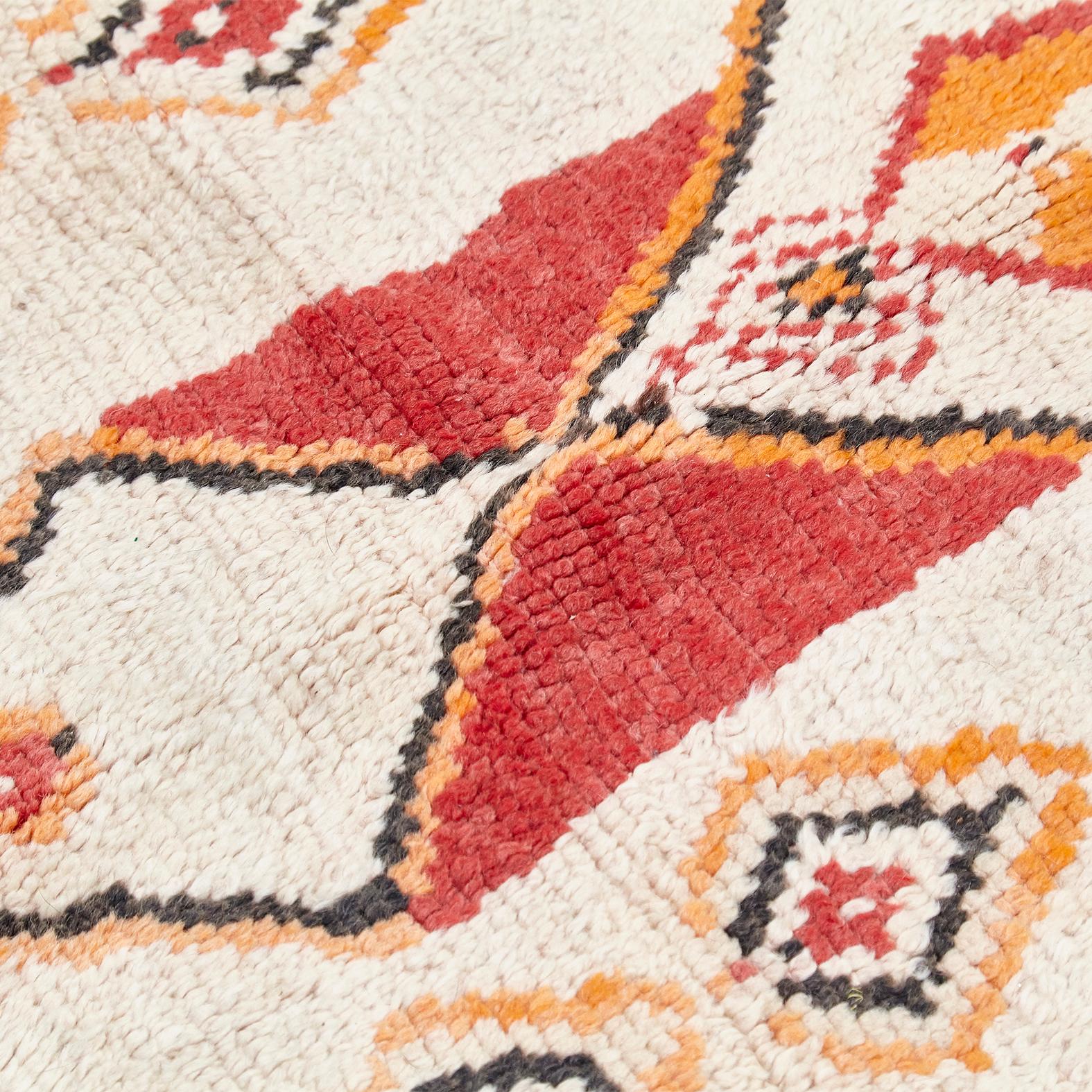 Azilal, Hand Knotted Wool, Chichaoua Moroccan Rug, circa 1960 2