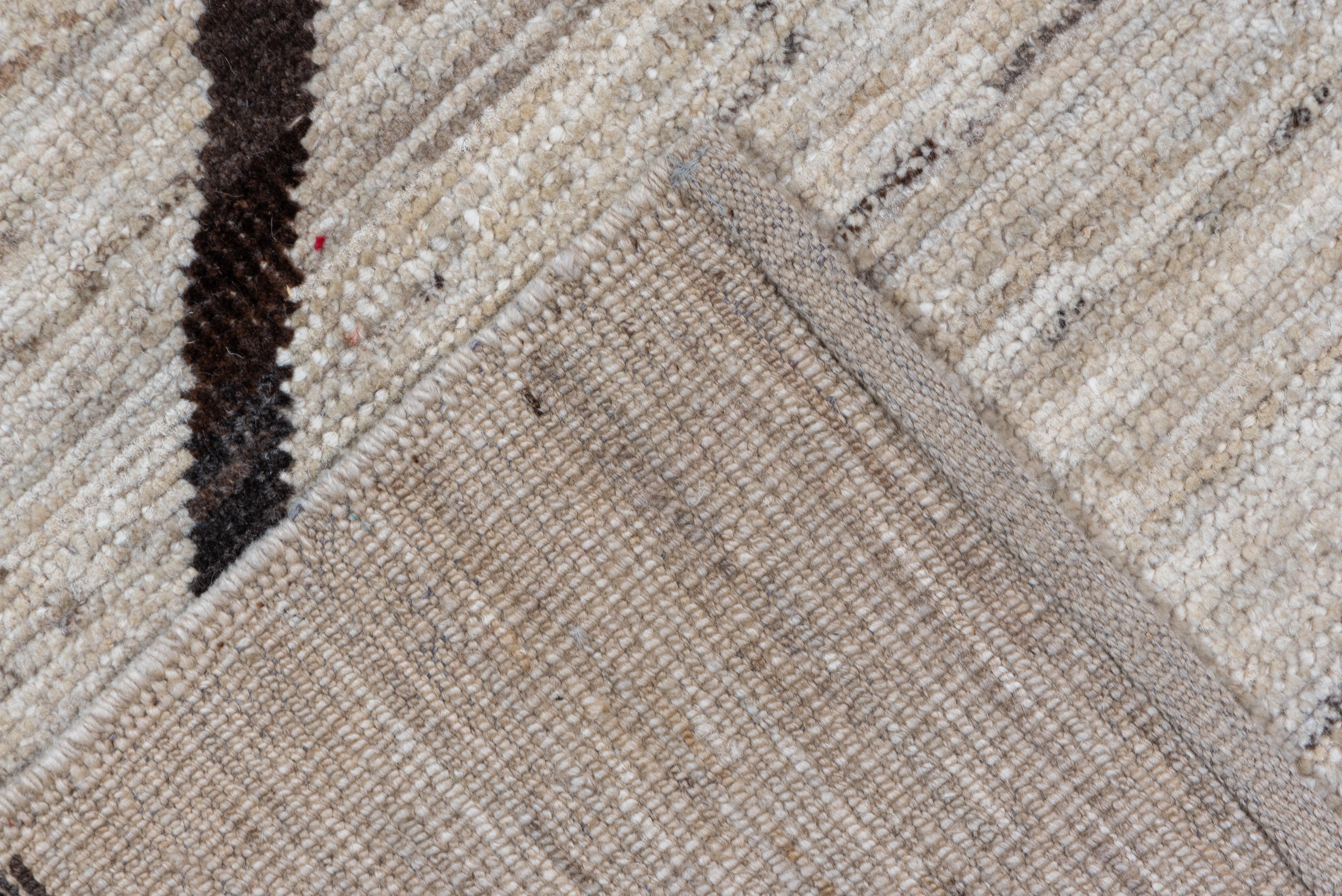 Afghan Azilal Style Moroccan Carpet, Medium Soft Pile