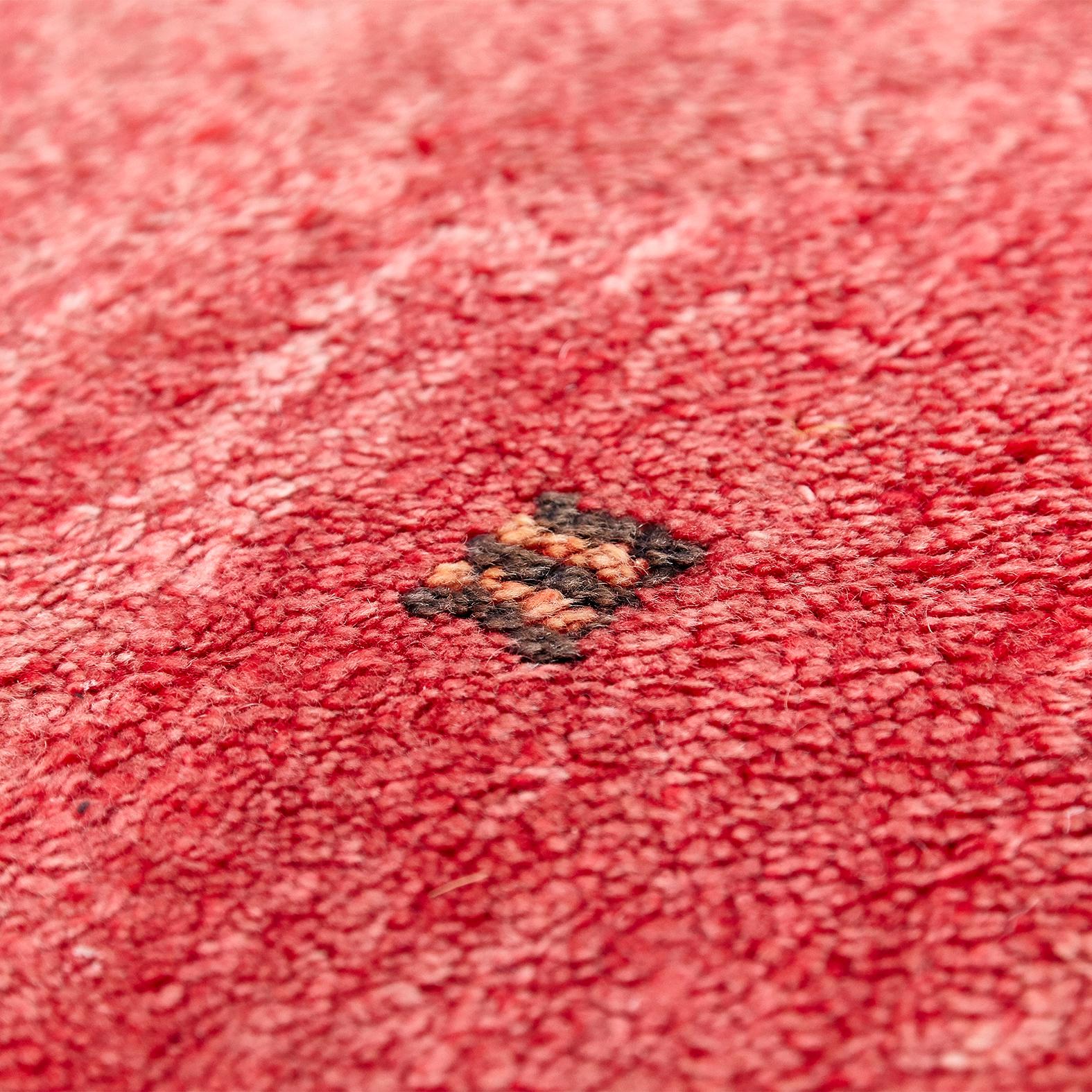 Late 20th Century Azilal, Wool Hand Knotted, Chichaoua Moroccan Rug, circa 1970