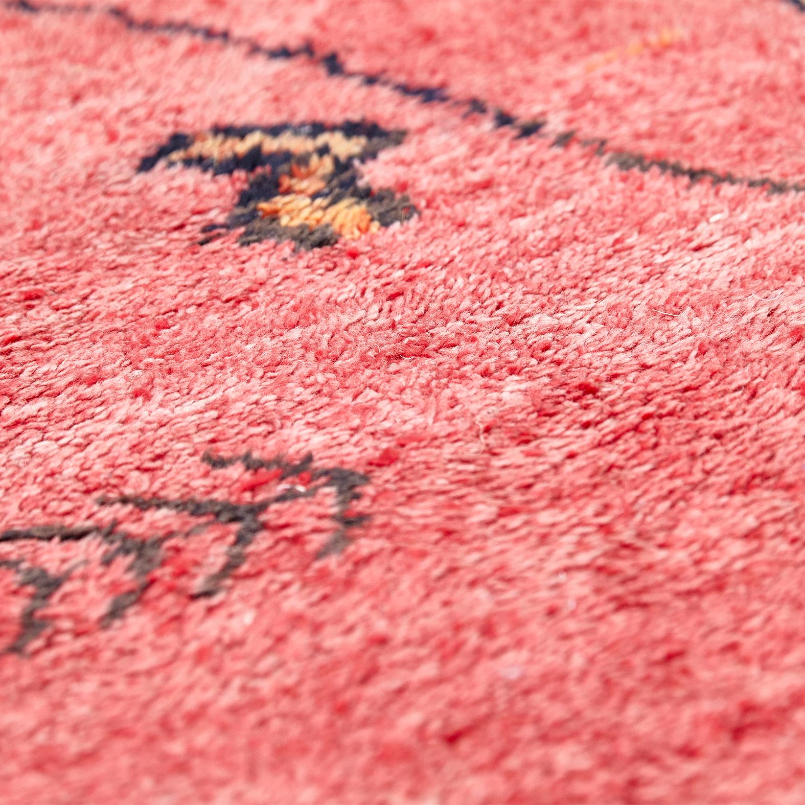 Azilal, Wool Hand Knotted, Chichaoua Moroccan Rug, circa 1970 1