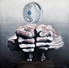 Persian Contemporary Art by Aziz Anzabi - Re Transition