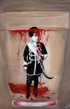 Persian Contemporary Art by Aziz Anzabi - Trapped