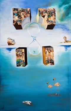 Arte contemporanea persiana di Aziz Anzabi - Acqua, Vita, Guerra
