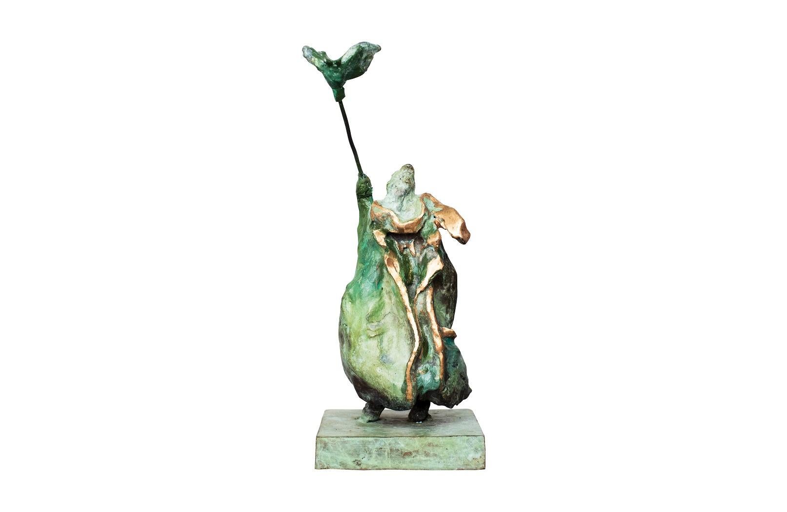 Scultura in bronzo 

Aziz Anzabi è un artista britannico di origini iraniane nato nel 1970 che vive e lavora a Londra, nel Regno Unito. An He espone molte opere d'arte negli Stati Uniti, nei Paesi Bassi e in Iran. Anzabi mescola uno stile iraniano