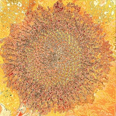 'Scenapse Surya' - flower, digital art, bright colours, contemporary American